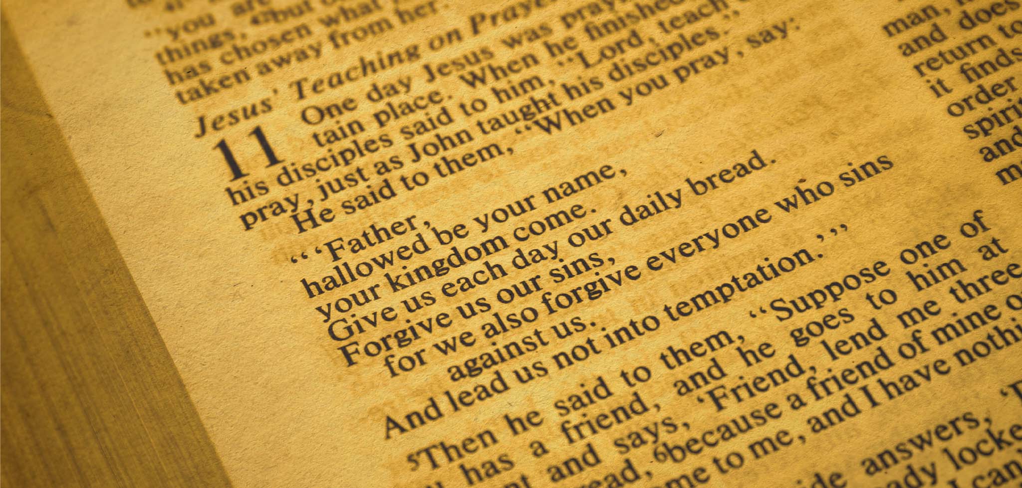 Lord's Prayer in the Bible