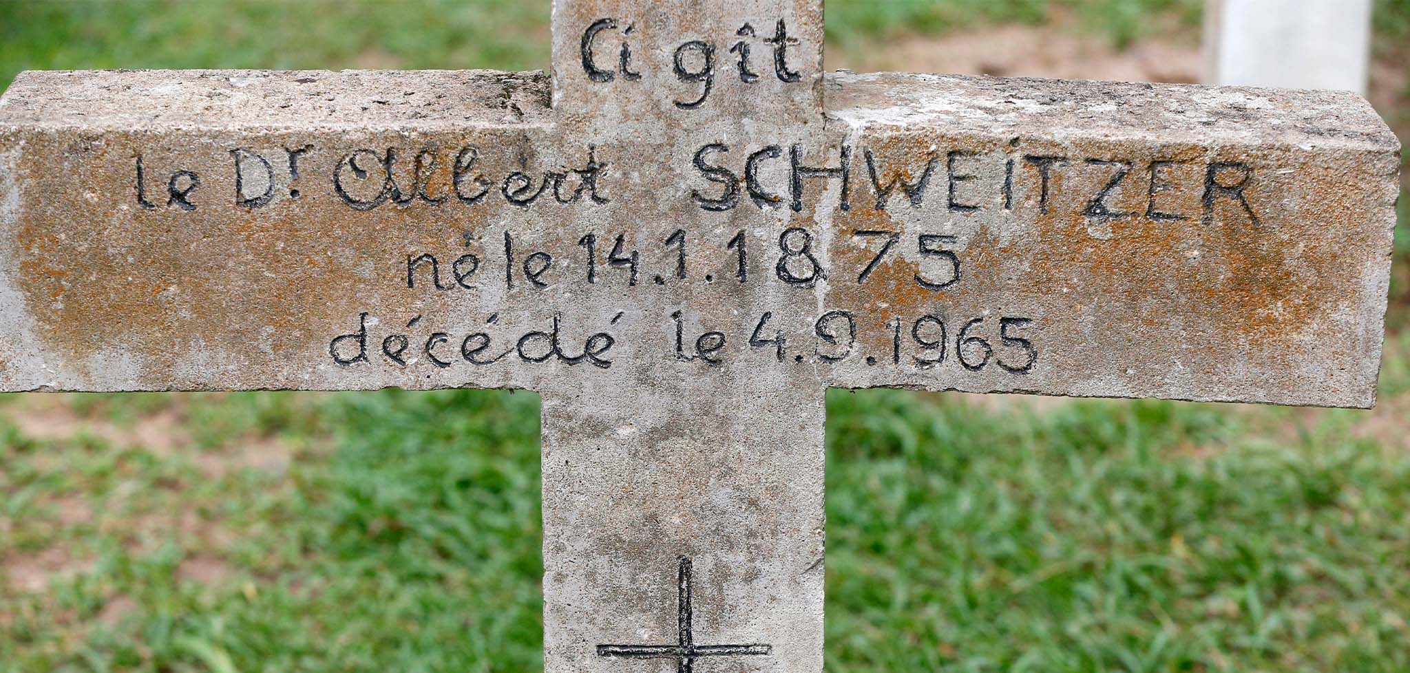 Albert Schweitzer's grave